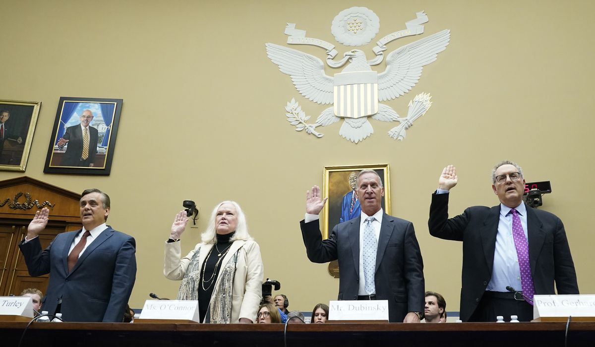 NextImg:Experts tell Congress no evidence for Biden impeachment — yet