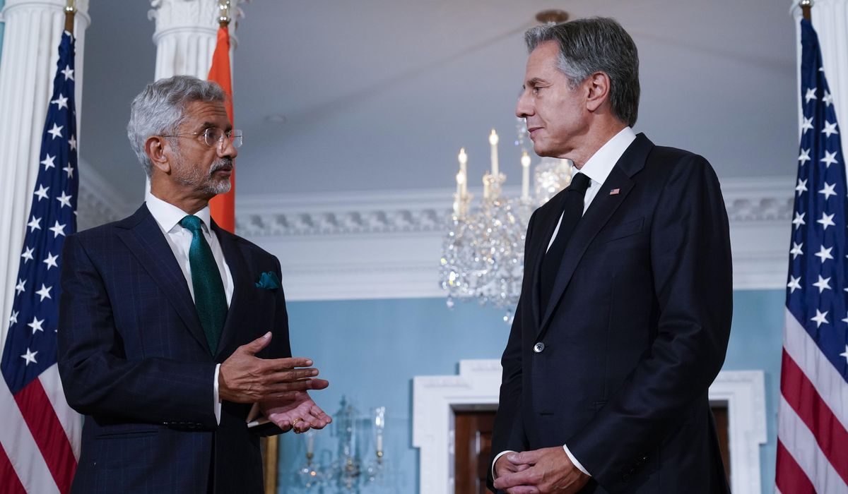 NextImg:Blinken meets Indian foreign minister as row between India and Canada simmers