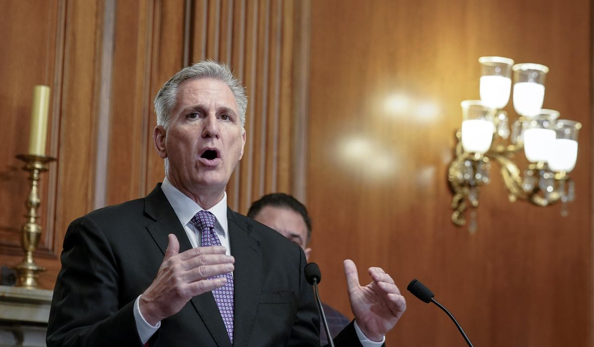 NextImg:McCarthy confident speakership intact as temporary spending measure fails