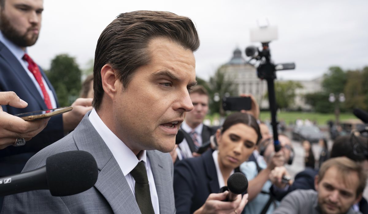 NextImg:Matt Gaetz rallies House GOP rebels to force out Kevin McCarthy