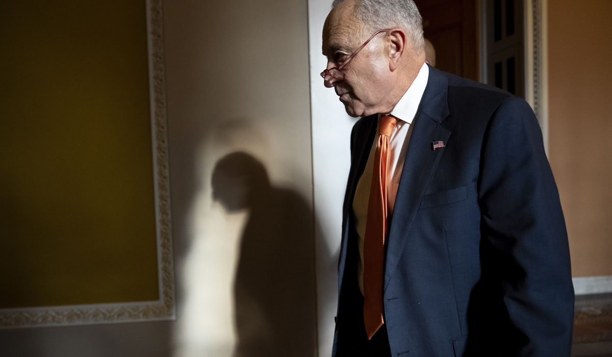 NextImg:Schumer warns of ‘dangerous situation’ with looming government shutdown on Nov. 17