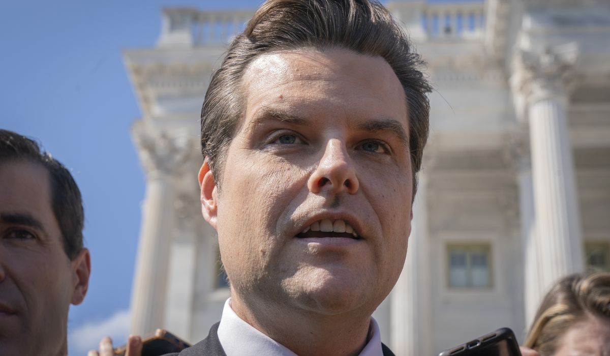 NextImg:Rep. Matt Gaetz files resolution to oust Kevin McCarthy as speaker of the House