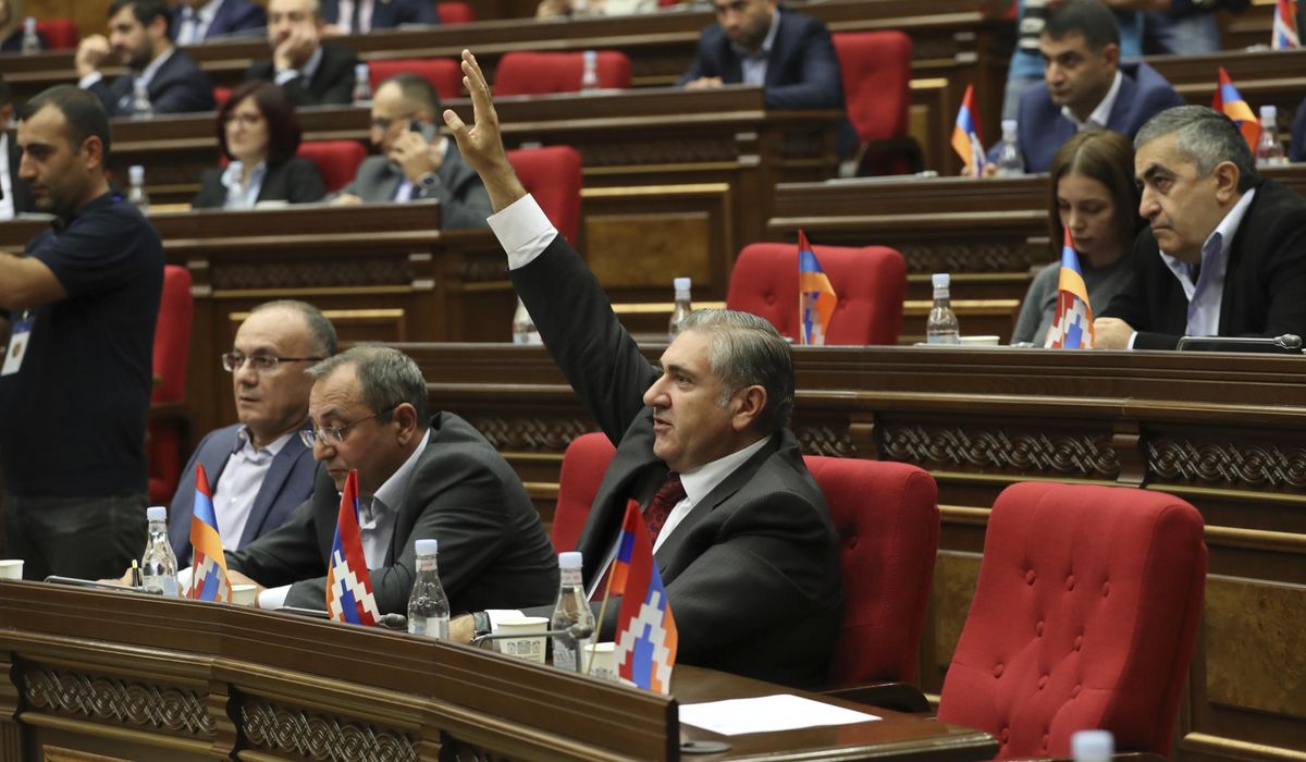 NextImg:Armenia’s Parliament votes to join the International Criminal Court, straining ties with ally Russia