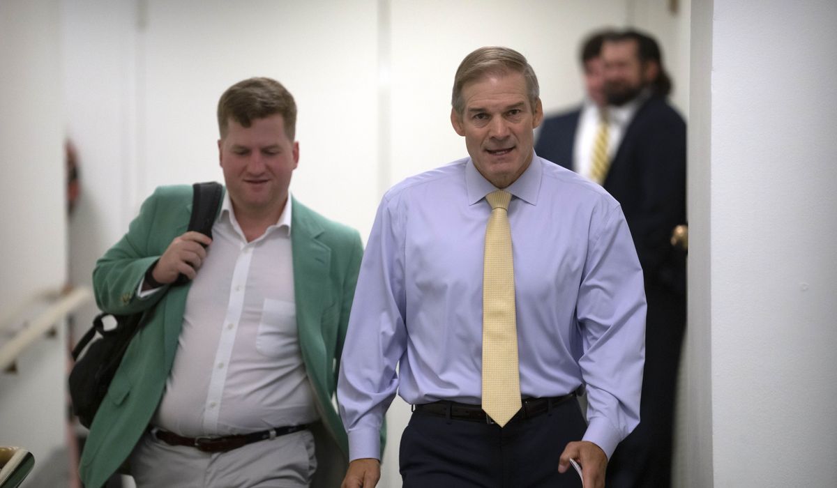 NextImg:Trump endorses Jim Jordan to succeed Kevin McCarthy as House speaker