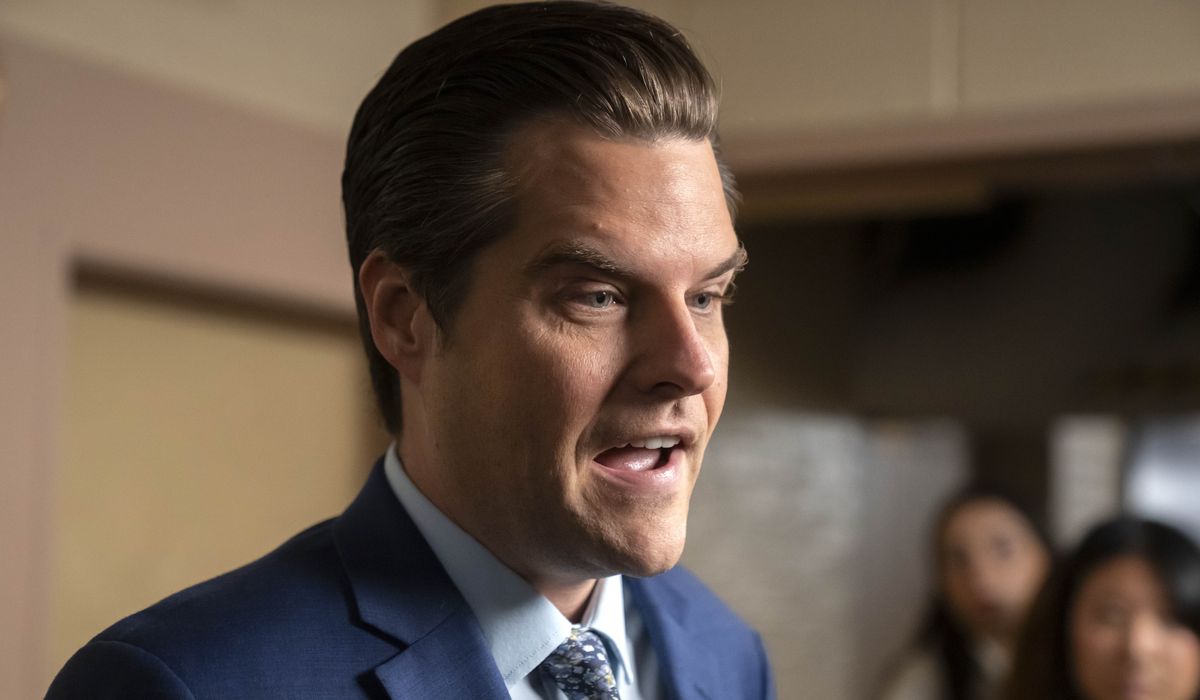 NextImg:Rep. Matt Gaetz comfortable with fraction of GOP conference ousting Kevin McCarthy