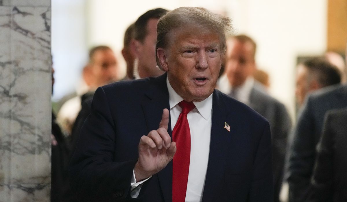 NextImg:Trump rips Republicans for not teaming up to fight ‘radical left Democrats’