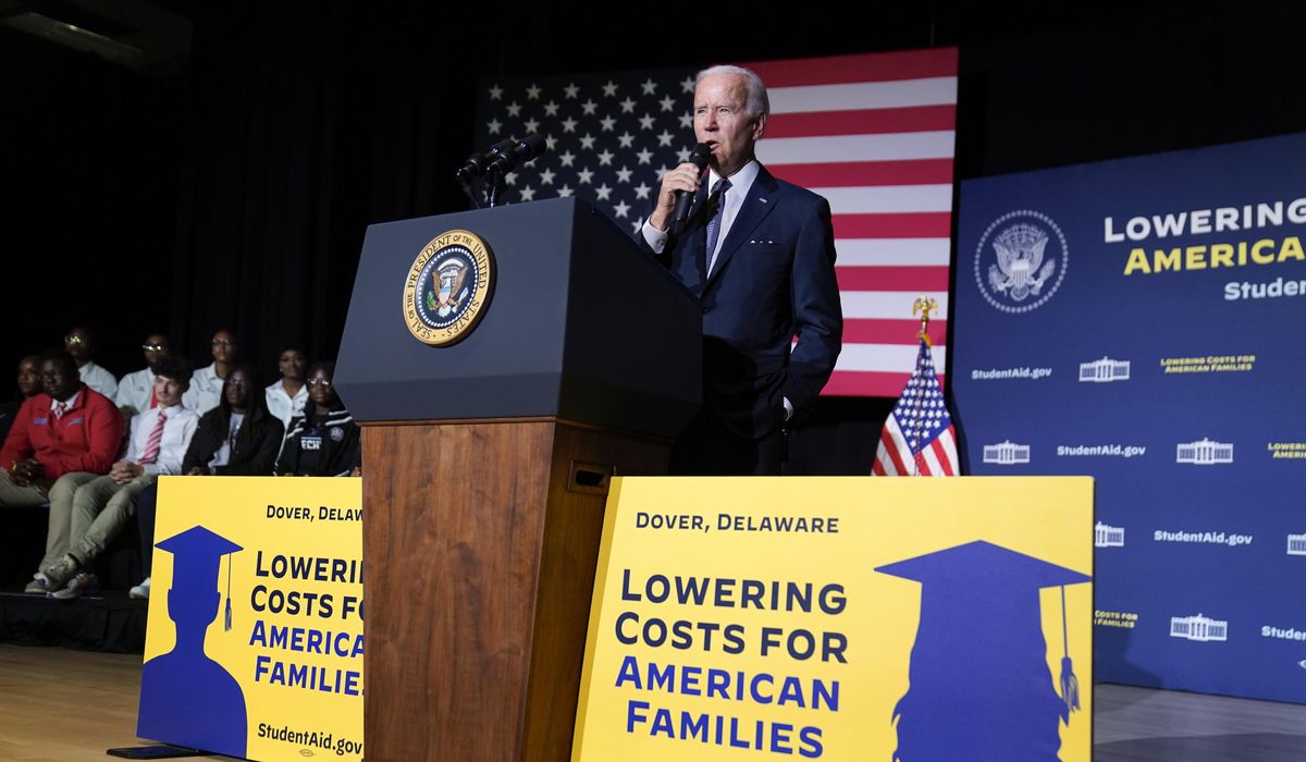NextImg:Biden presses student debt relief as payments resume after pandemic pause
