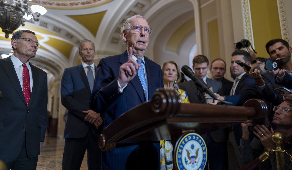 NextImg:McConnell says U.S. foreign influence at stake with response to Israel