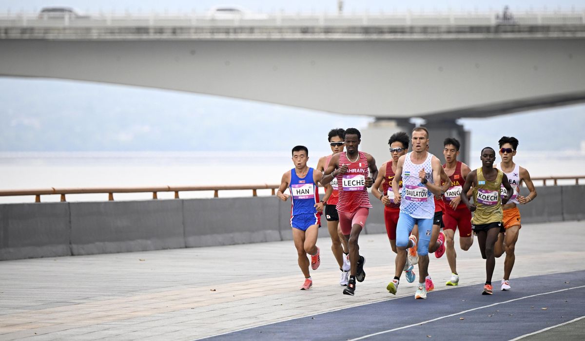 NextImg:Bahrain wins 10th Asian Games gold as runner Eunice Chumba places 1st in women’s marathon