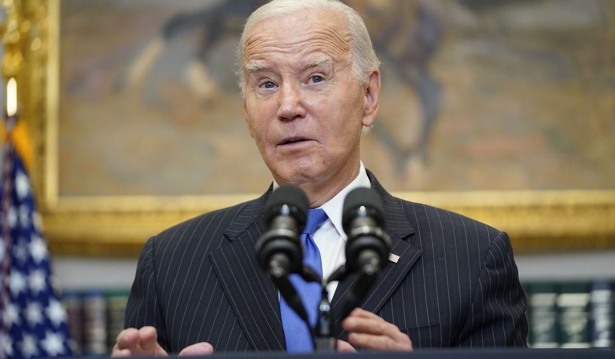 NextImg:Biden stays out of House speaker fray, says he will ‘try to work with’ whoever is chosen