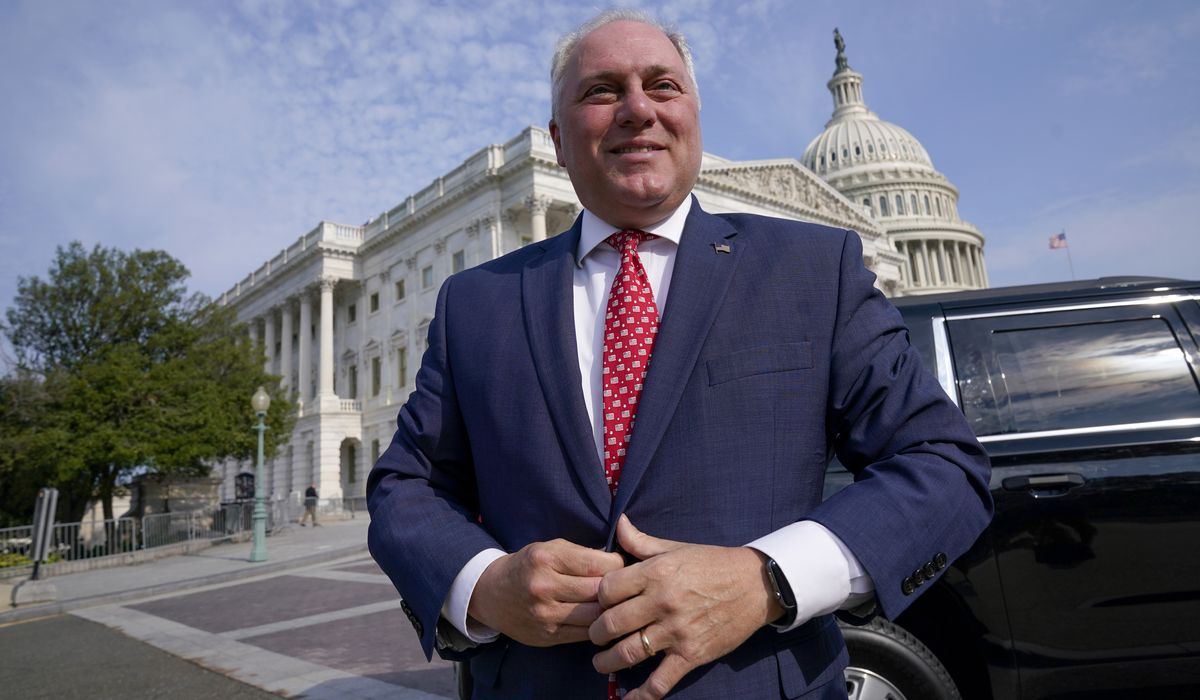 NextImg:Scalise calls for Biden to be held accountable for Hamas attack