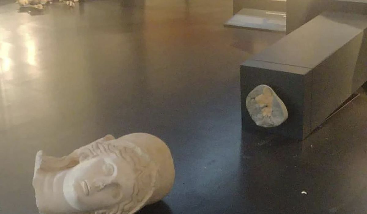 NextImg:American tourist arrested for smashing ancient Roman statues at museum in Israel