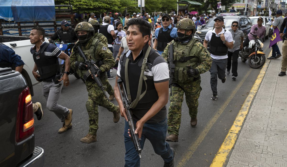 NextImg:Six Colombians held in assassination of Ecuador presidential candidate reported slain inside prison