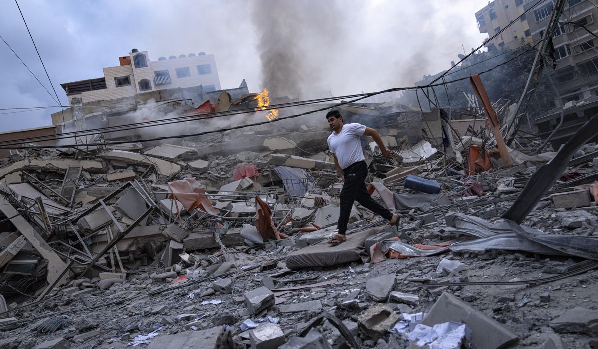 NextImg:Signs point to ground war in Gaza as scale of Hamas atrocities emerges