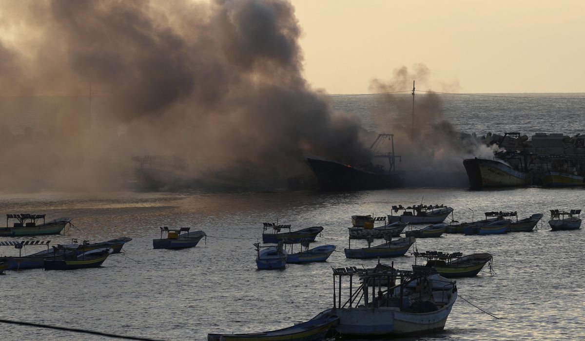 NextImg:Israel hits maze of targets in Gaza, including homes of Hamas leaders, IDF says