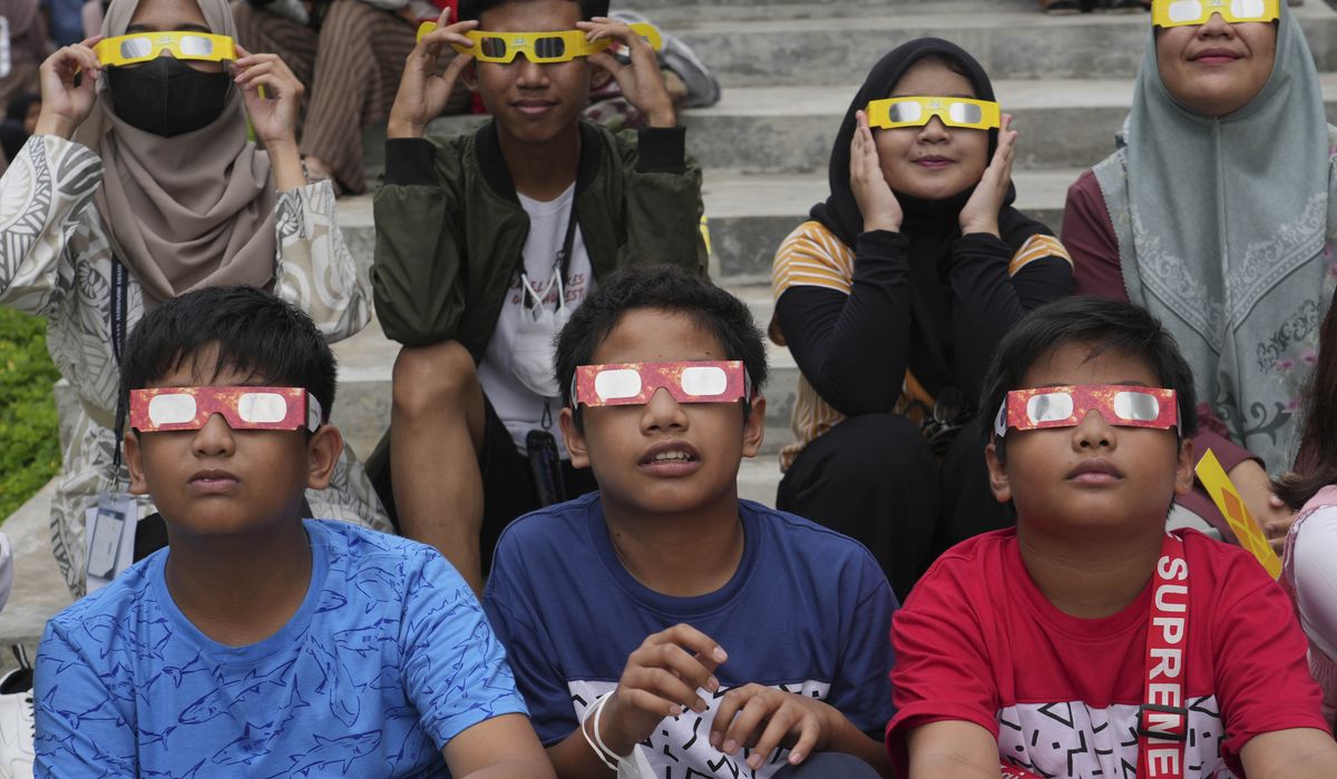 NextImg:‘Ring of fire’ solar eclipse to slice across Americas on Saturday
