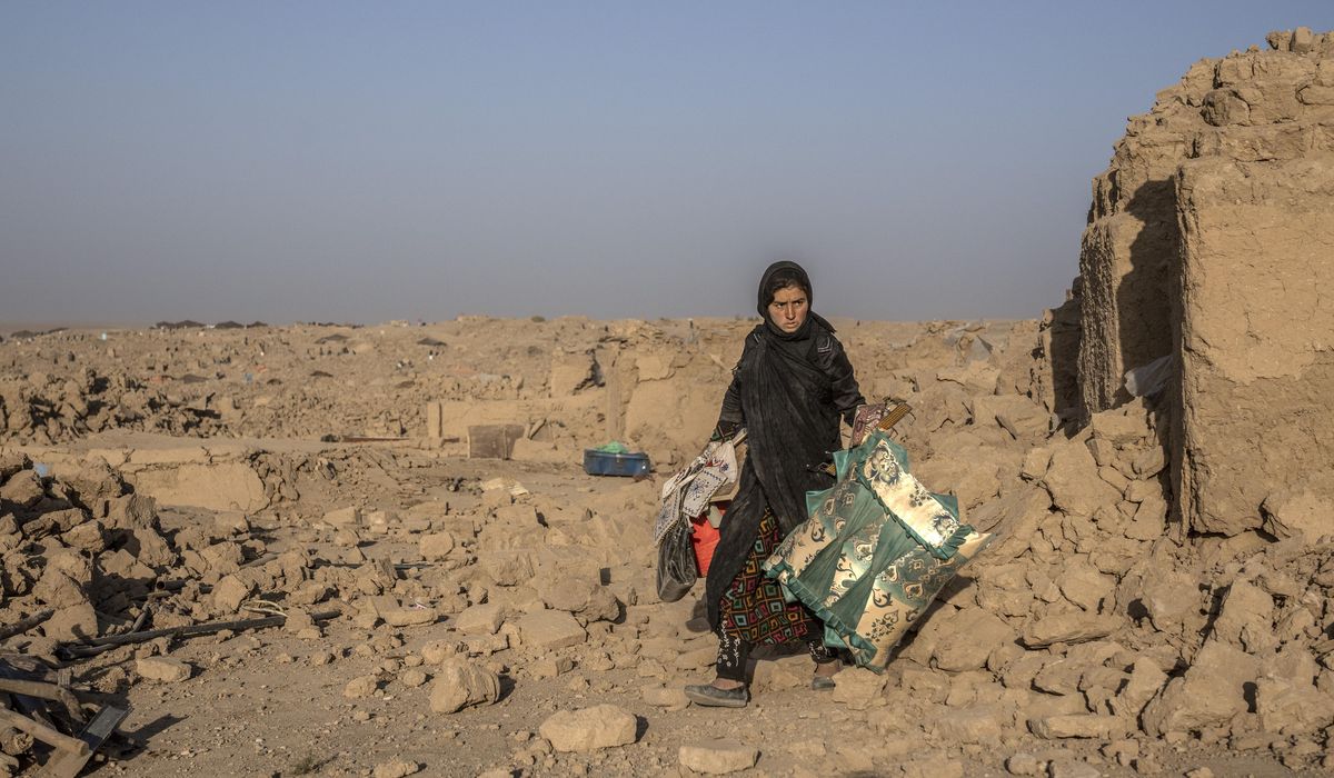 NextImg:Another strong earthquake flattens homes and worsens misery in western Afghanistan