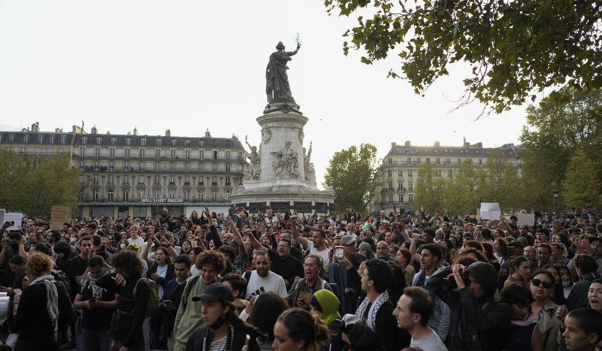 NextImg:France has banned pro-Palestinian protests and vowed to protect Jews from resurgent antisemitism