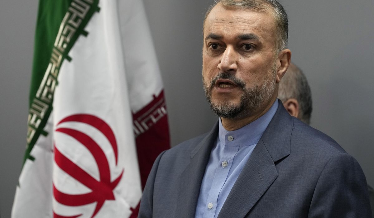 NextImg:Iran’s foreign minister warns Israel from Beirut it could suffer ‘a huge earthquake’