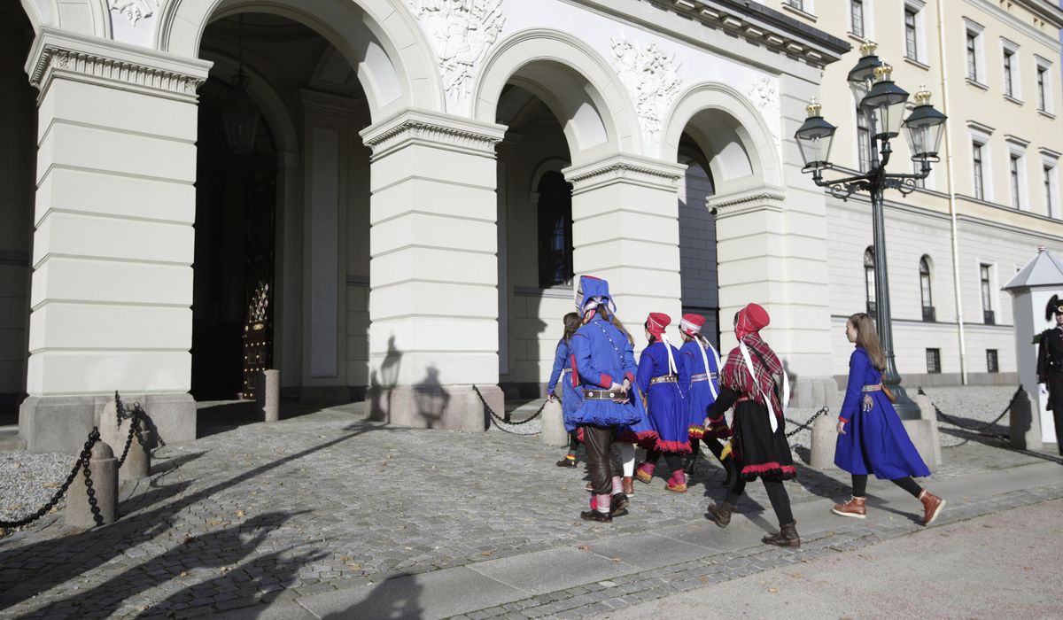 NextImg:7 activists in Norway meet with the king to discuss a wind farm that is on land used by Sami herders