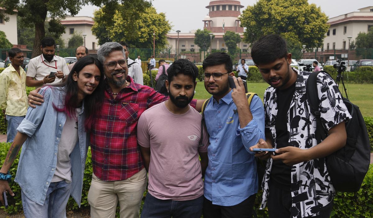 NextImg:India’s Supreme Court refuses to legalize same-sex marriage, saying it is up to Parliament