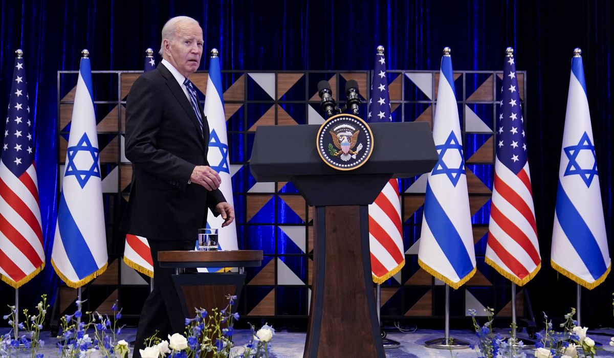 NextImg:Biden putting together a $100 billion aid package for Israel and Ukraine