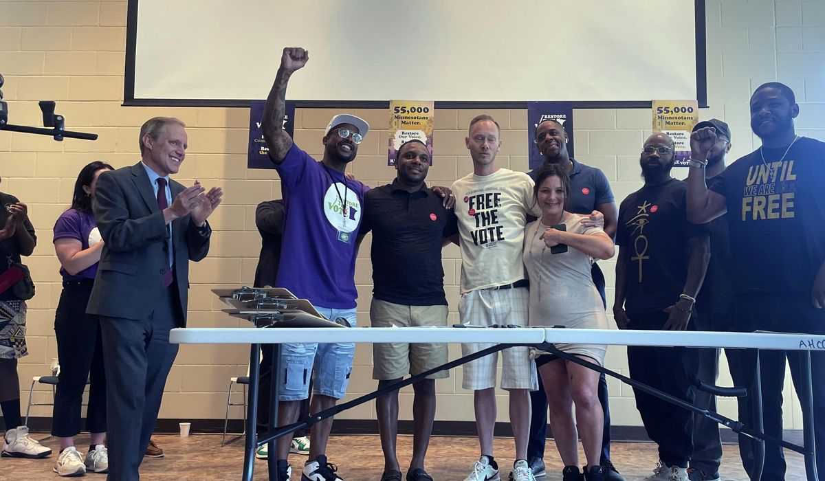 NextImg:Minnesota leaders to fight court ruling that restoring voting rights for felons was unconstitutional