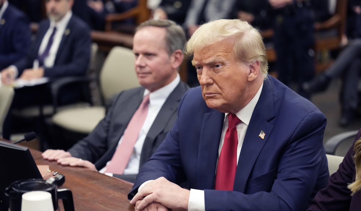 NextImg:Yanked off the trail, Trump embraces ‘Courthouse Campaign’