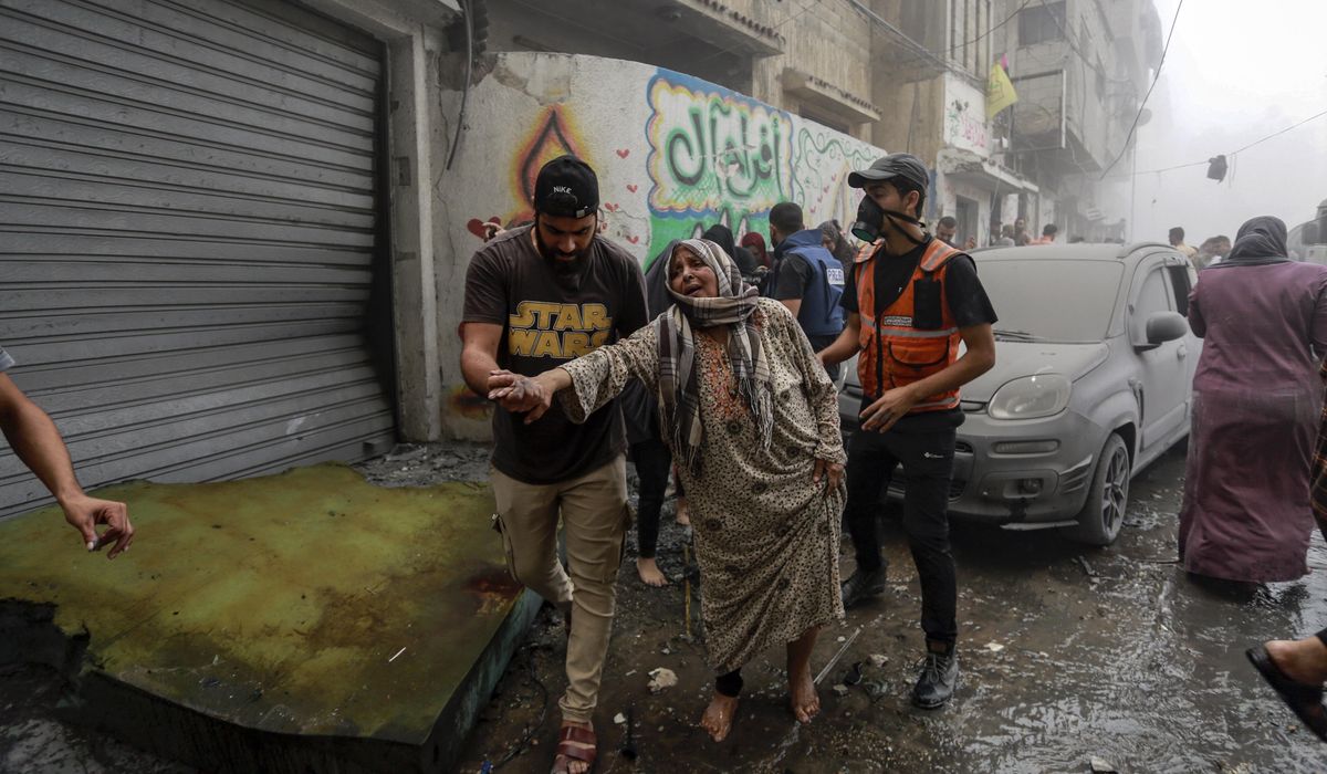 NextImg:Two weeks ago she was thriving. Now, a middle-class mom in Gaza struggles to survive