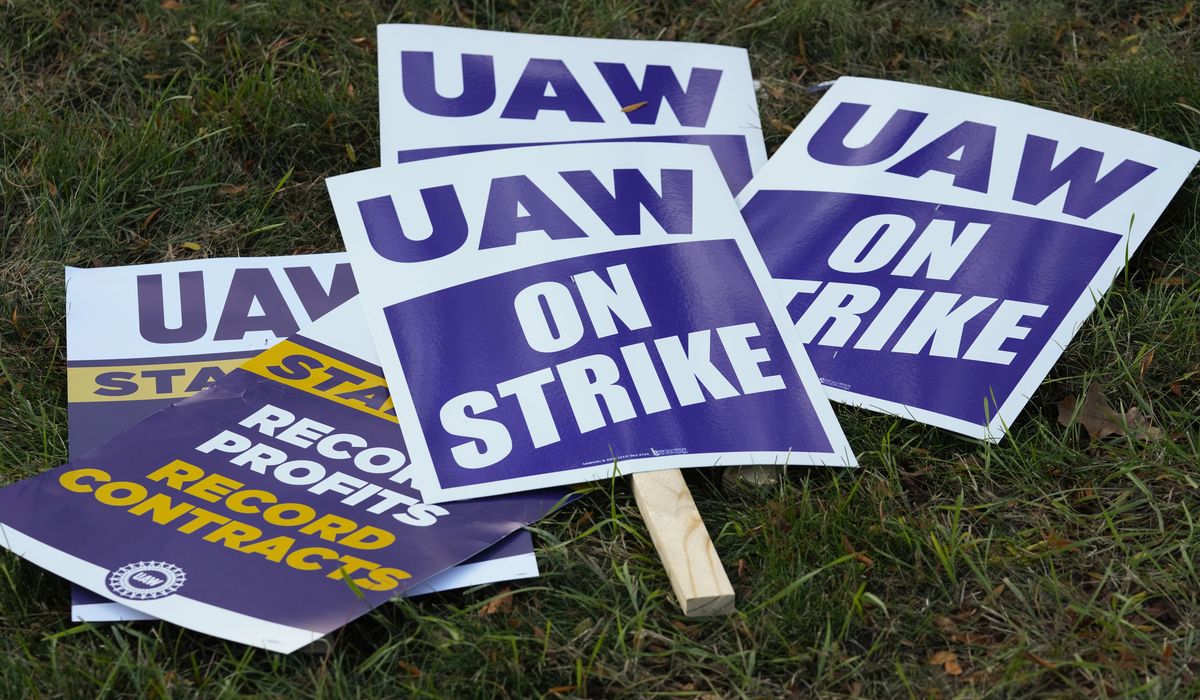 NextImg:UAW spreads strike at Michigan Stellantis plant