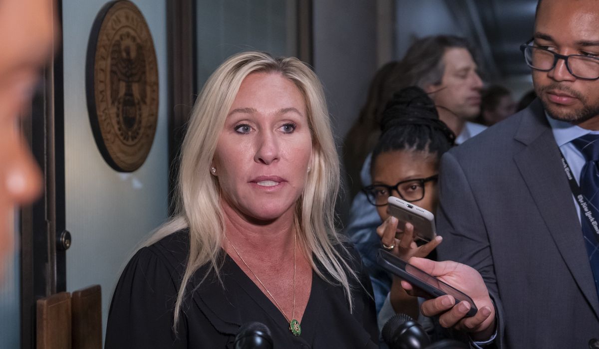 NextImg:Marjorie Taylor Greene launches emergency impeachment effort against DHS’s Mayorkas