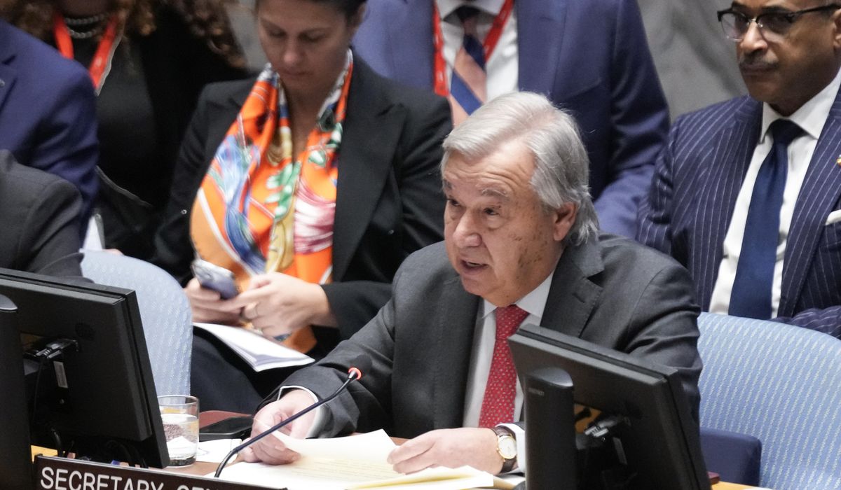 NextImg:Israel feud with U.N. chief boils over as Gaza invasion looms
