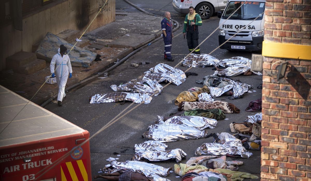NextImg:South Africa begins an inquiry into a building fire that killed 76 people in Johannesburg in August