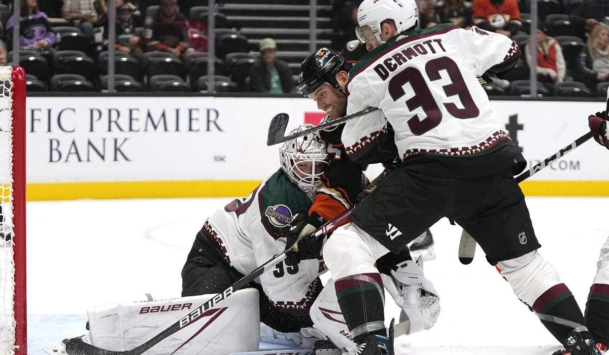 NextImg:Coyotes’ Travis Dermott on using Pride tape, forcing NHL’s hand: ‘Had to be done’