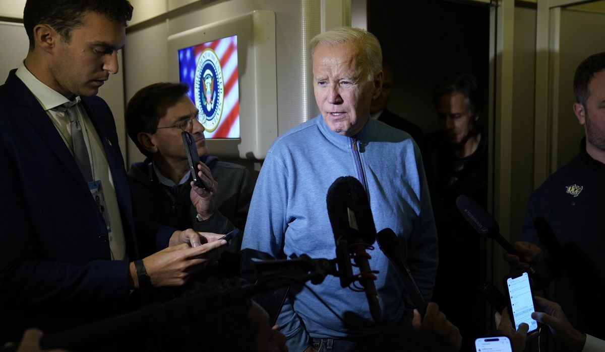 NextImg:Mission impossible? Biden says Mideast leaders must consider a two-state solution after the war ends