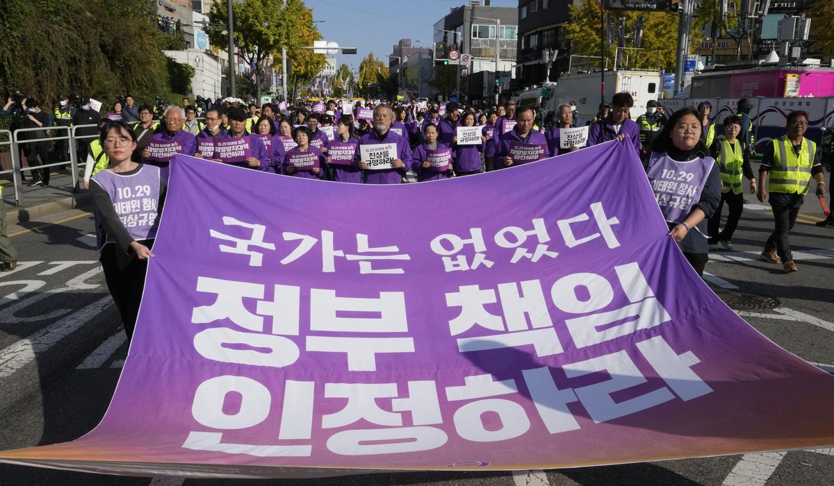 NextImg:On the anniversary of a deadly Halloween crush, South Korean families demand a special investigation
