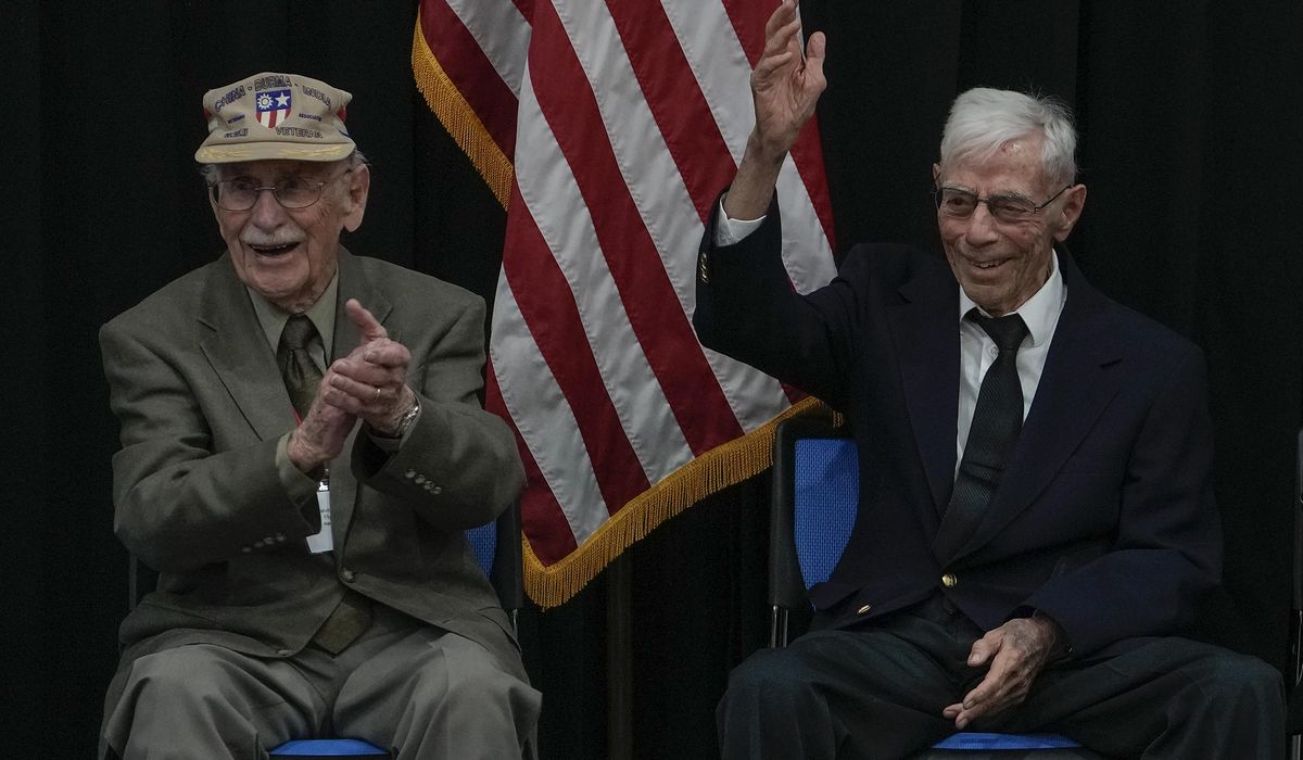 NextImg:China fetes American veterans of World War II known as ‘Flying Tigers’ in a bid to improve ties