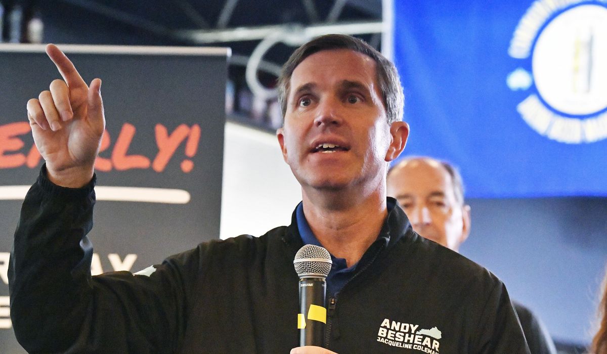 NextImg:Democratic Gov. Beshear downplays party labels in campaigning for 2nd term in GOP-leaning Kentucky