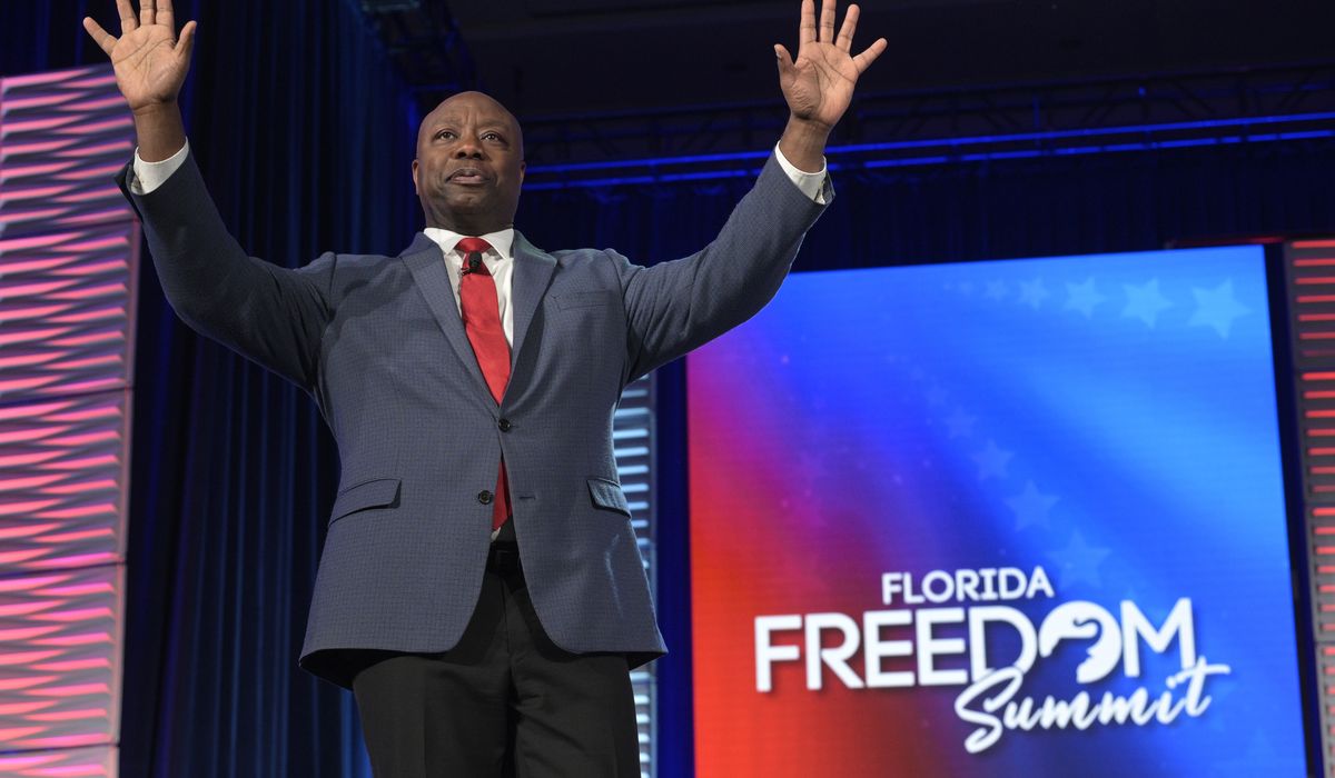 NextImg:Tim Scott campaign memo attacks Haley and DeSantis, says senator can create ‘red wave’