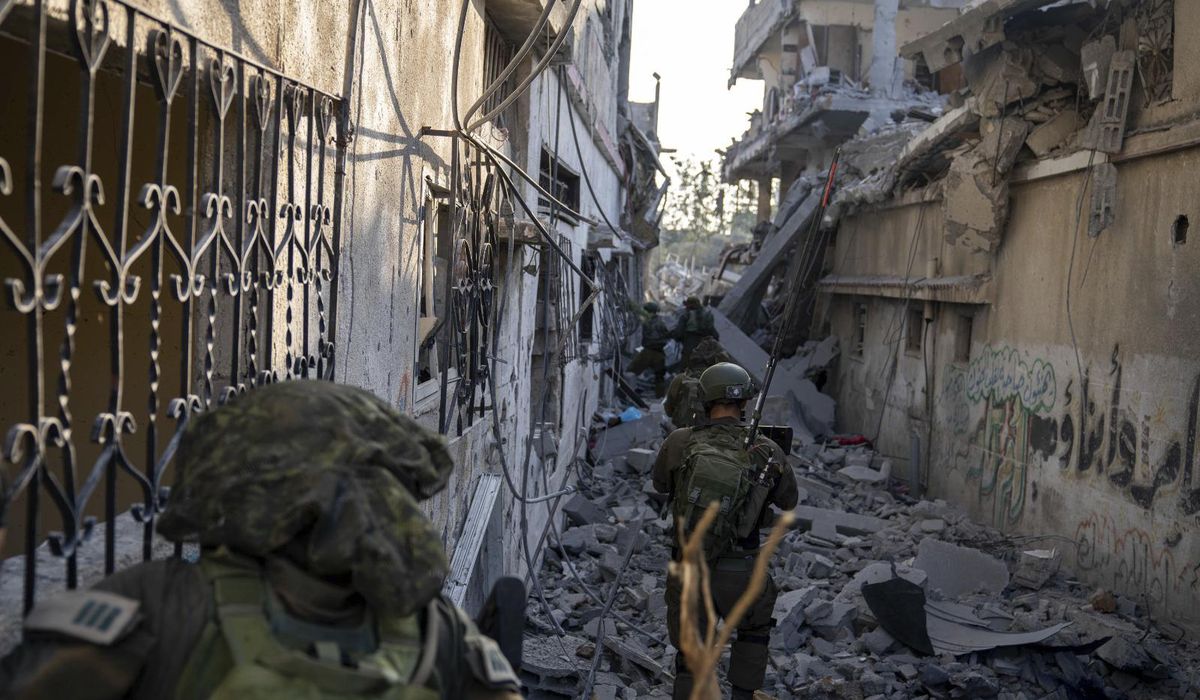 NextImg:A month after Hamas’ bloody rampage, Israeli troops push deeper into Gaza