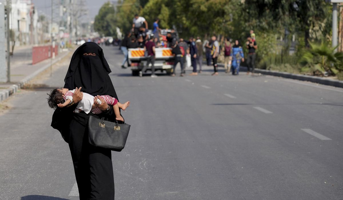 NextImg:Civilians fleeing northern Gaza’s combat zone report a terrifying journey on foot past Israeli tanks