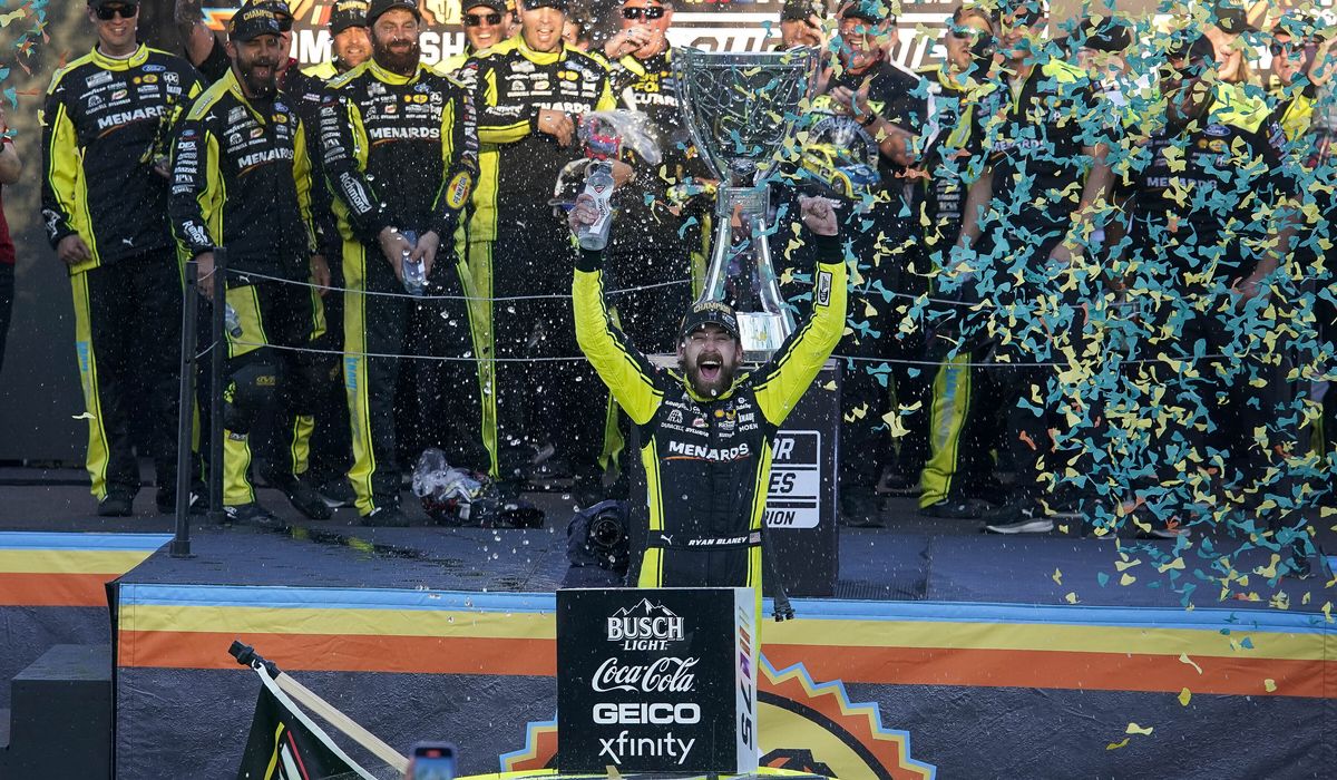 NextImg:Blaney earns first career NASCAR championship, gives Team Penske back-to-back Cup titles