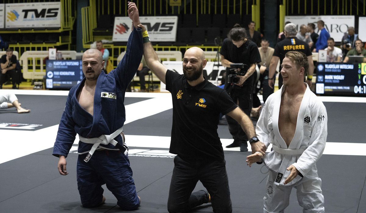 NextImg:Ukrainian war veterans with amputated limbs find freedom in the practice of jiu-jitsu