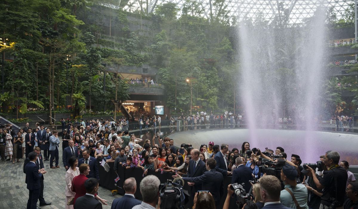 NextImg:Prince William arrives in Singapore for annual Earthshot Prize award, the first to be held in Asia