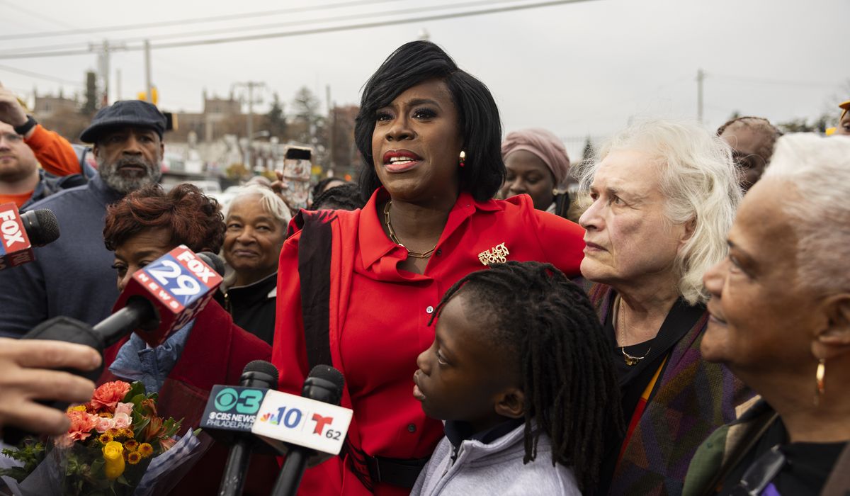 NextImg:Democrat Cherelle Parker is elected as Philadelphia’s 100th mayor, 1st woman to hold the office