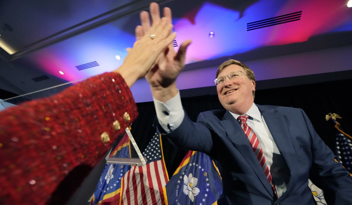 NextImg:Mississippi Republican Gov. Tate Reeves wins 2nd term, defeating Democrat Brandon Presley