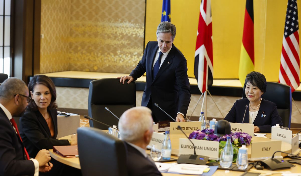NextImg:G7 nations announce a unified stance on Israel-Hamas war after intensive meetings in Tokyo
