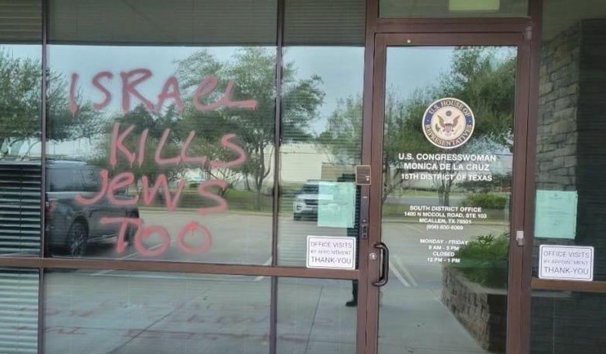 NextImg:Texas lawmaker’s office vandalized over Israel-Hamas war