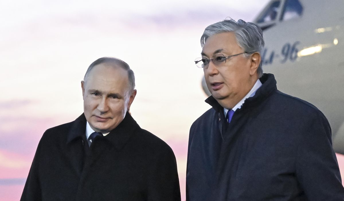 NextImg:Putin visits Kazakhstan, part of his efforts to cement ties with ex-Soviet neighbors