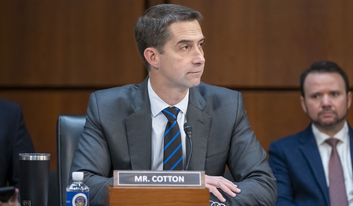 NextImg:Cotton calls for Justice Dept. probe of news photographers ‘embedded with Hamas’